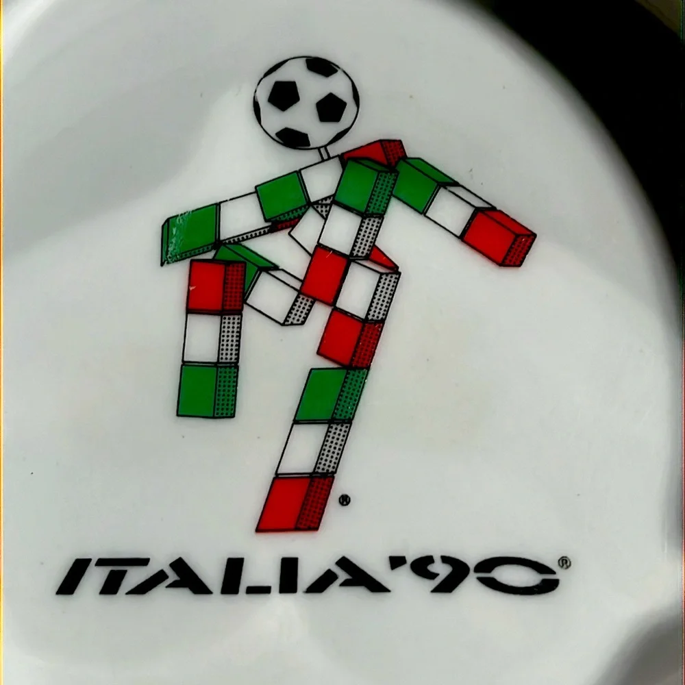1990ca *Italia ‘90* Ceramic Ashtray- Super Rare-Vintage - Picture 2 of 5